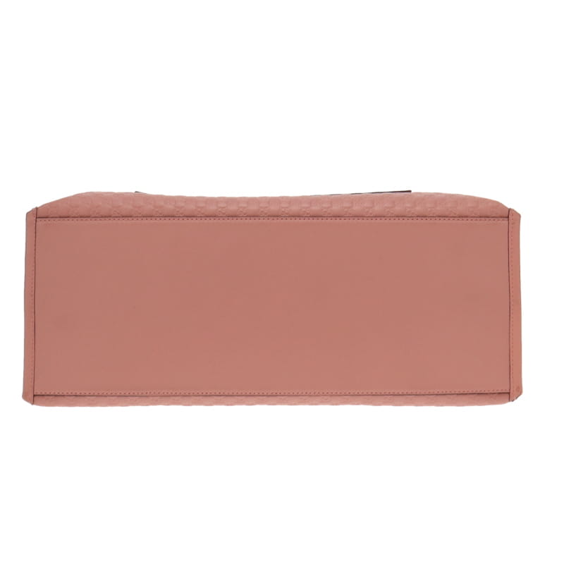 Gucci Pink Microguccissima Leather Medium Crossbody Tote GG Logo
