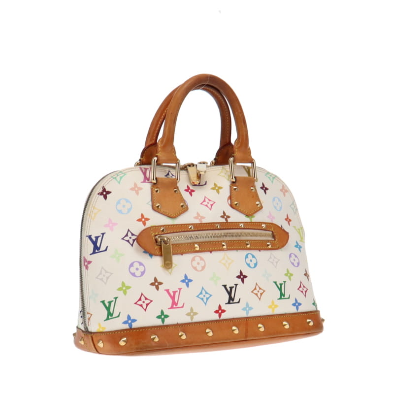 Louis Vuitton Alma PM White Multicolour FL0034