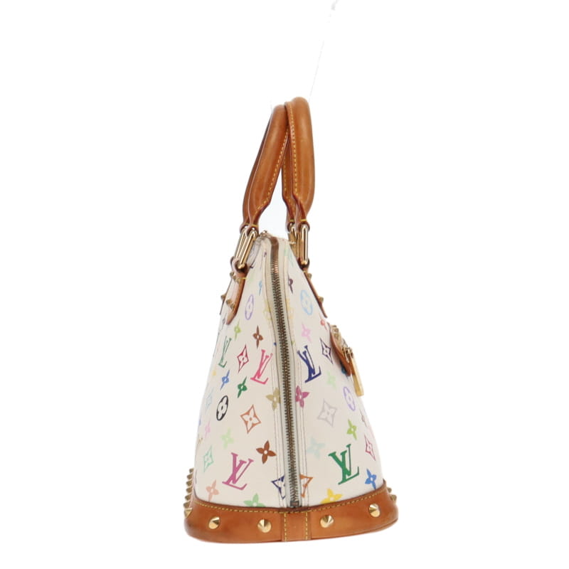 Louis Vuitton Alma PM White Multicolour FL0034