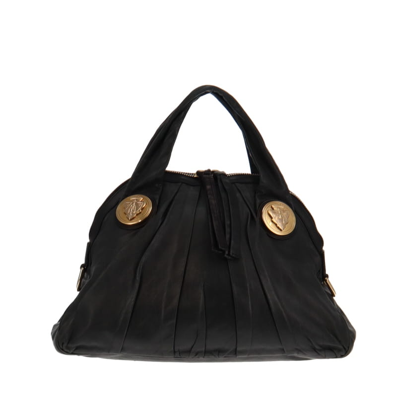 Gucci Hysteria Shoulder Bag Dark Green Leather GH