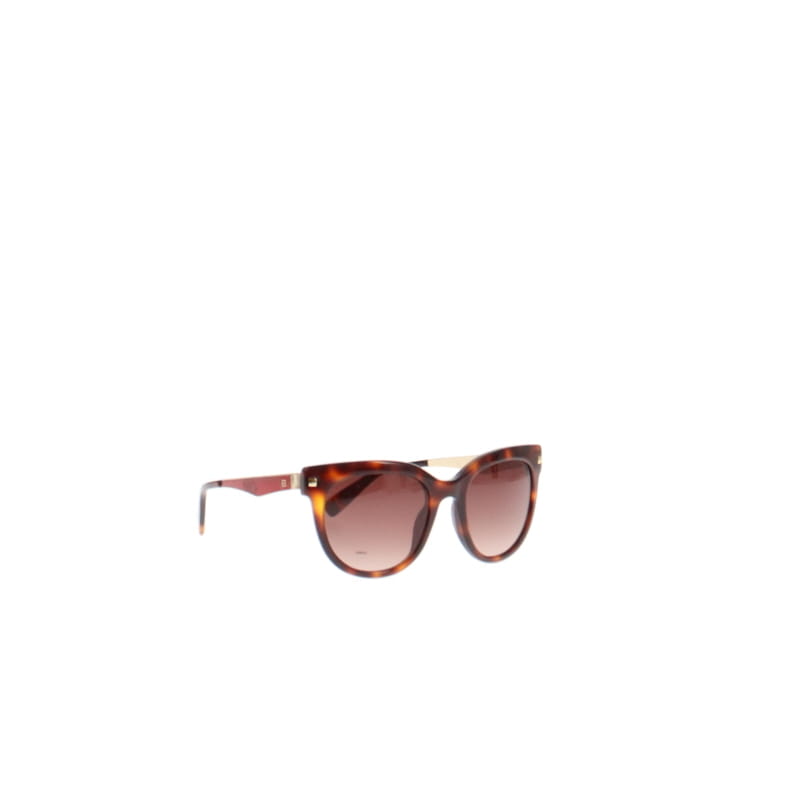 Escada Metal Frame Tortoise Cat Eye Sunglasses