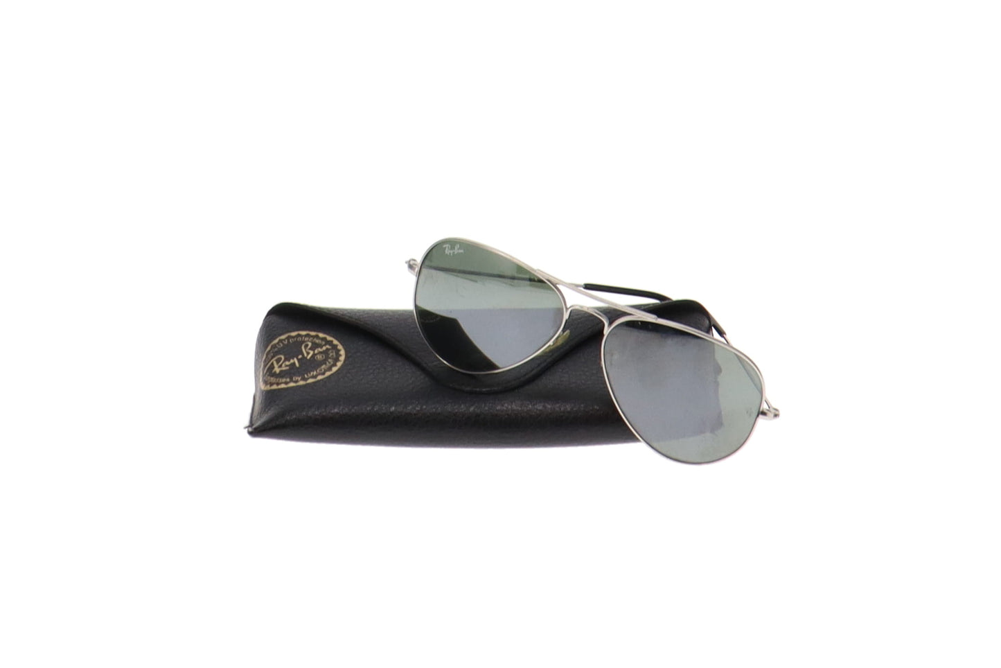 Ray-Ban Mirrored Lens Large Metal Aviators RB3028