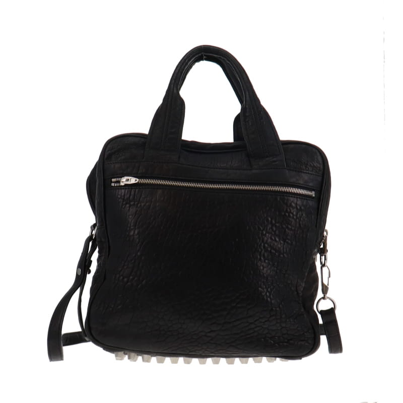 Alexander Wang Millie Satchel Black Ponyhair And Leather