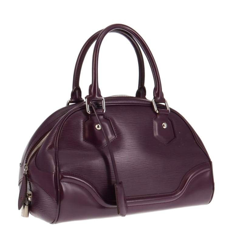 Louis Vuitton Epi Leather Cassis Montaigne PM MI4077 Bags Louis Vuitton 