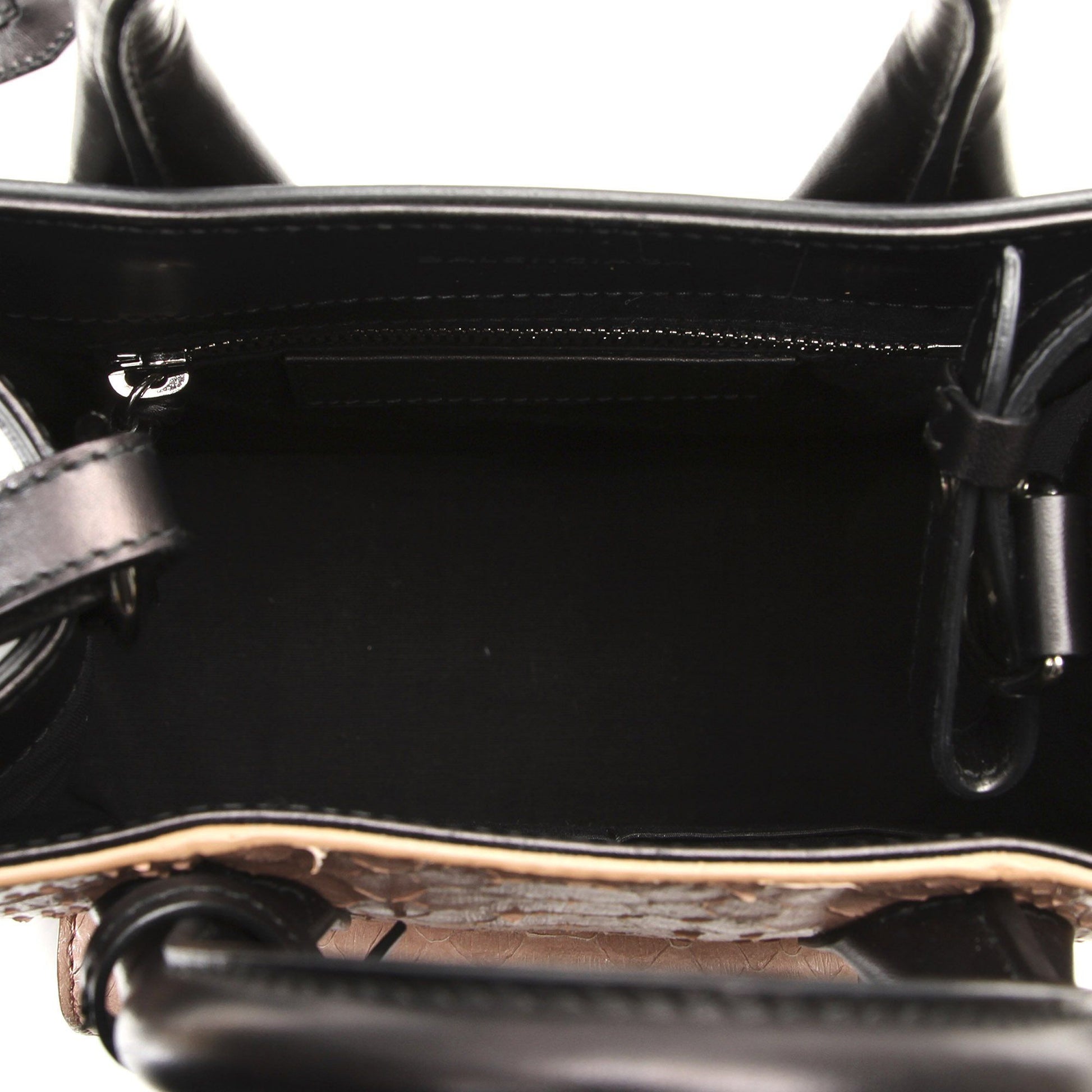 Balenciaga Mini Padlock All Afternoon Python Satchel Bags Balenciaga 