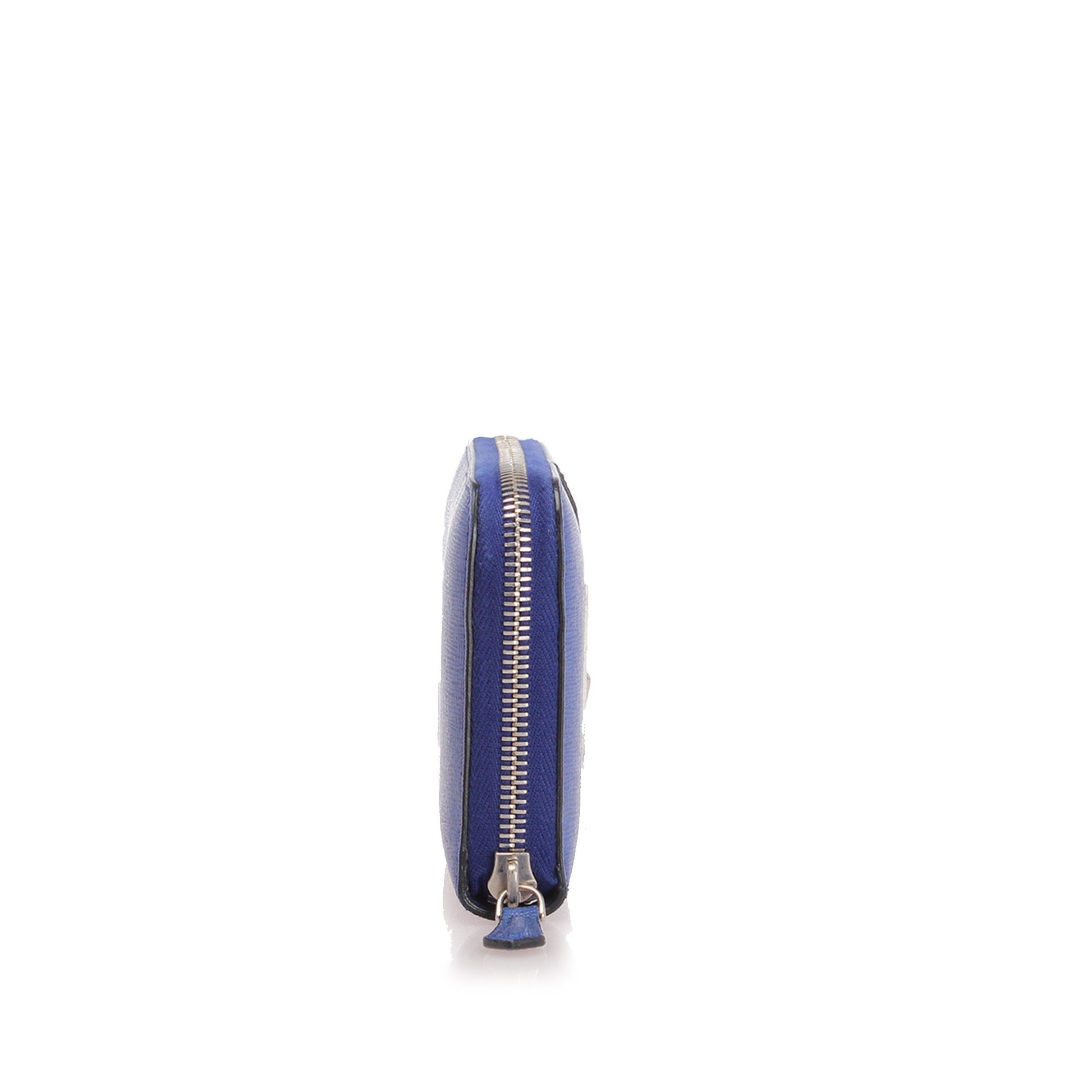 Fendi Monster Leather Zip Wallet Wallets Fendi 