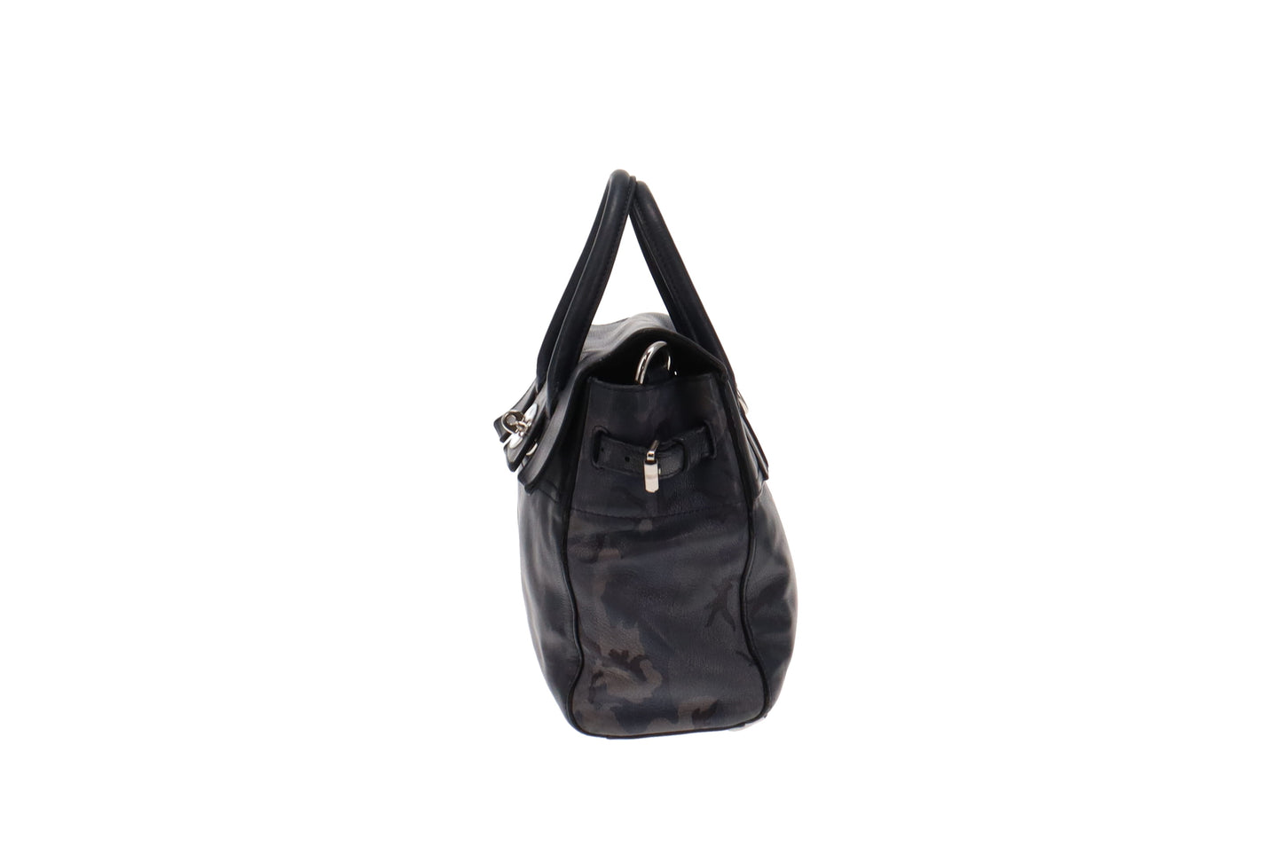 Mulberry Navy Camoflauge Leather Cara Delevigne Backpack