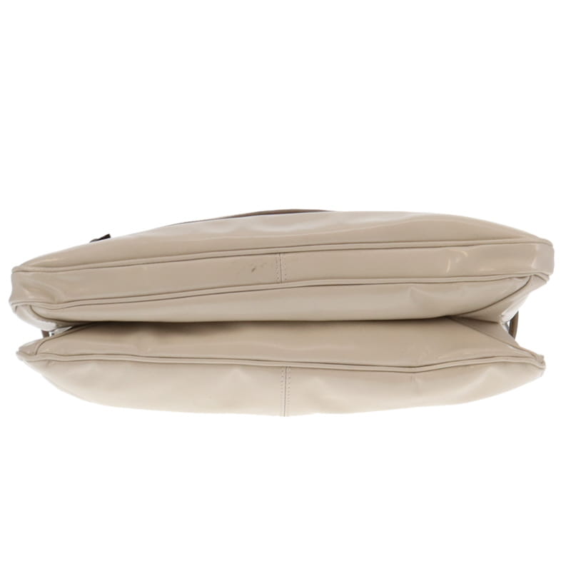 Mulberry Cream Patent Leather Maggie Tote