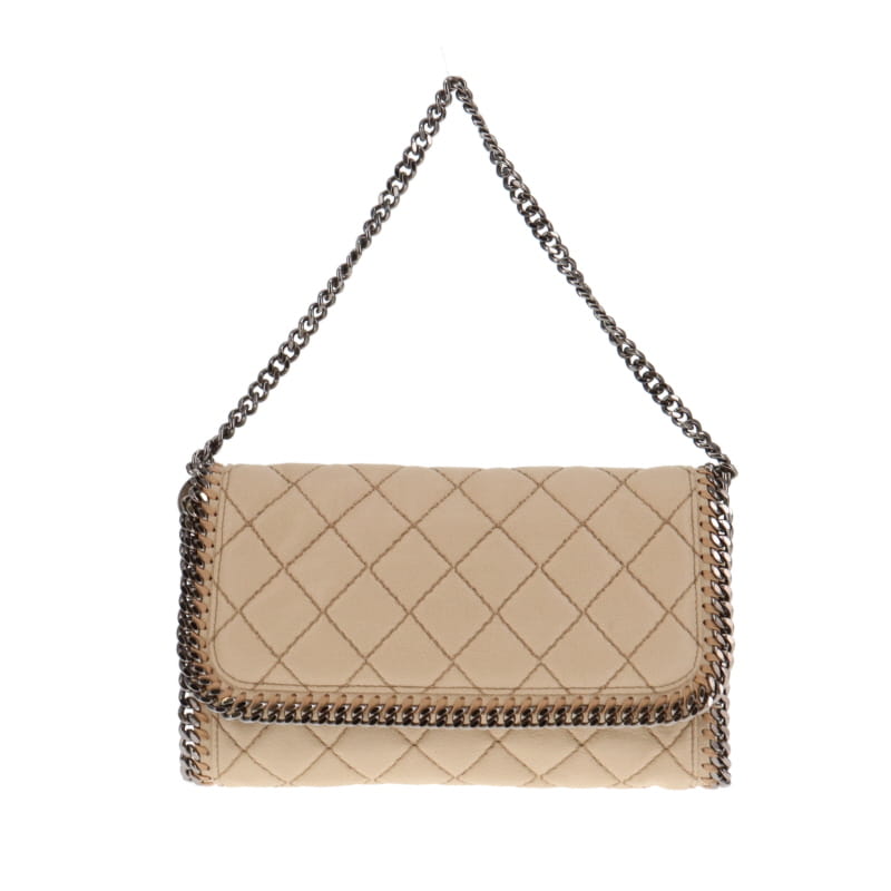 Stella McCartney Cream Quilted Shoulder Bag SH