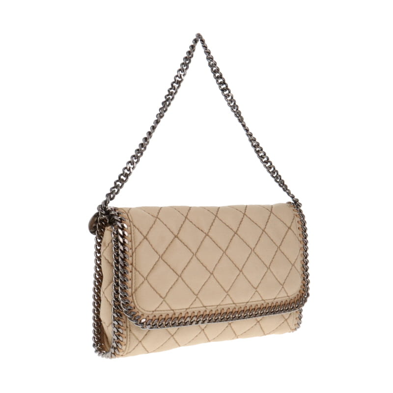 Stella McCartney Cream Quilted Shoulder Bag SH