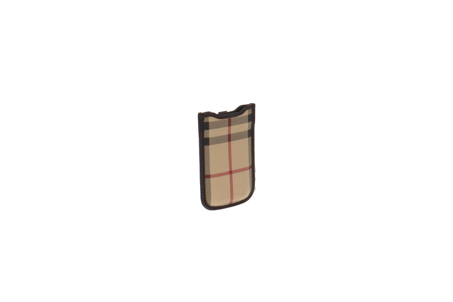 Burberry House Check Coated Canvas Vintage Phone Holder