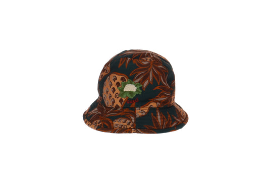 Gucci Metallic Pineapple Jacquard Bucket Hat (L)