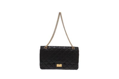Chanel Black Calfskin Reissue 2.55 227 2012