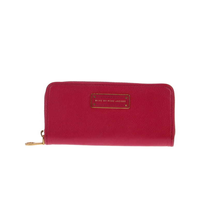 Marc Jacobs Hot Pink Too Hot To Handle Long Wallet