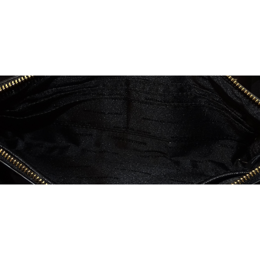 Michael Kors Large Rectangle Zipped Wristlet Black