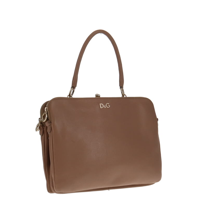 Dolce & Gabbana Lily Twist Bag Fawn