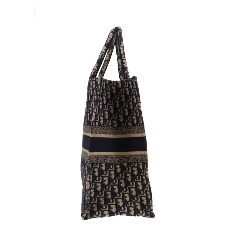 Dior Large Book Tote Blue Oblique