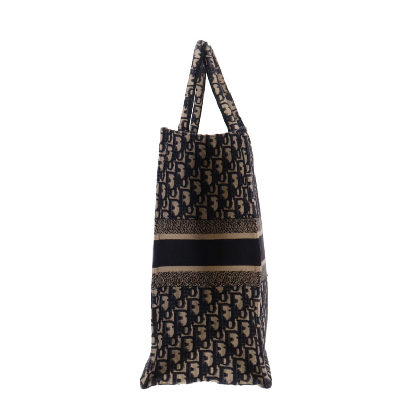 Dior Large Book Tote Blue Oblique