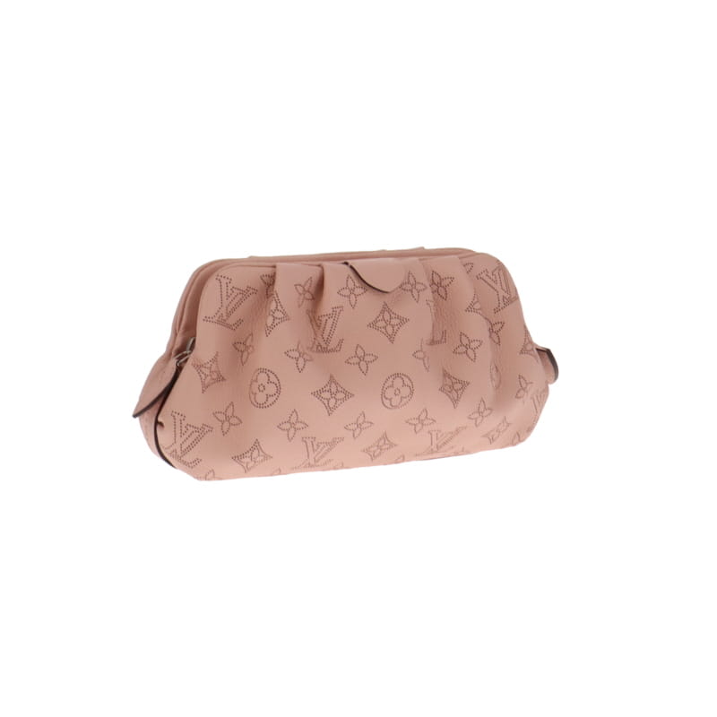 LOUIS VUITTON Monogram Mahina Leather Scala Mini Pouch Shoulder Bag