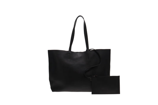Tom Ford TF Logo Cut Tote Black