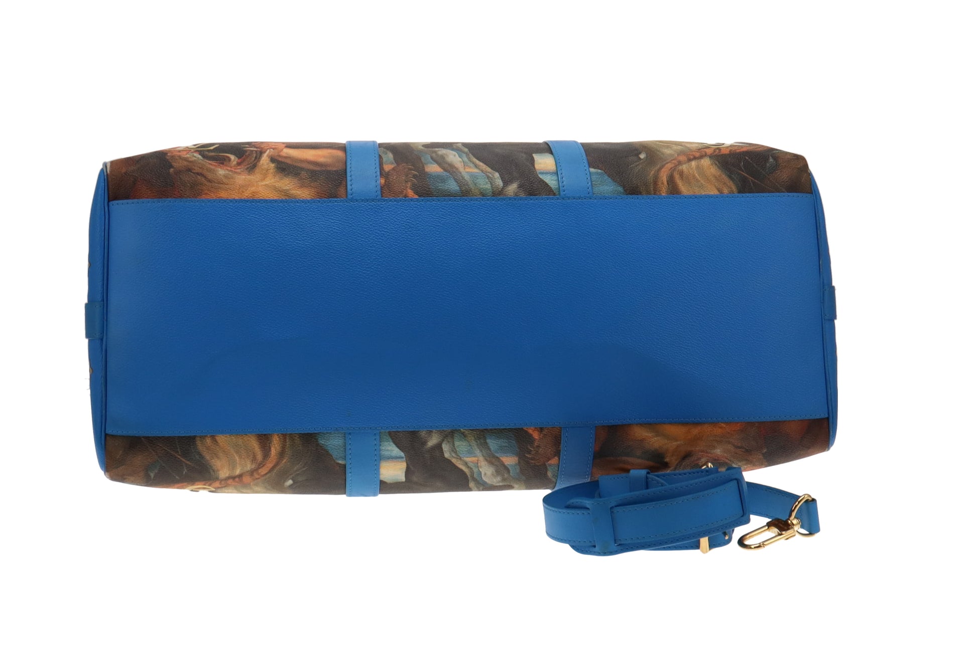 Louis Vuitton Jeff Koons Rubens Blue Multicolor Chain Shoulder Bug Clutch