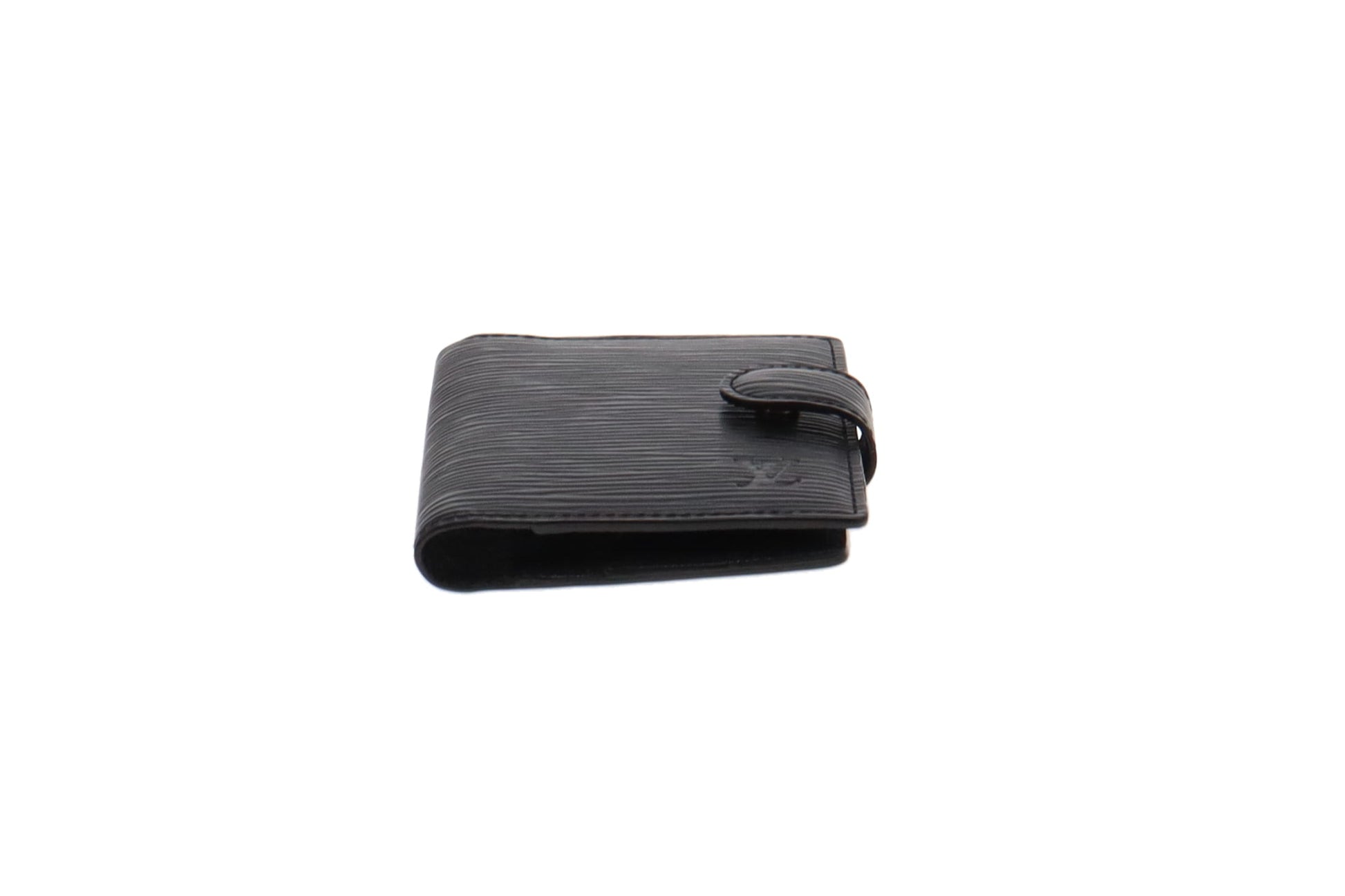 Louis Vuitton Vintage Black Epi Leather Card Case – Designer