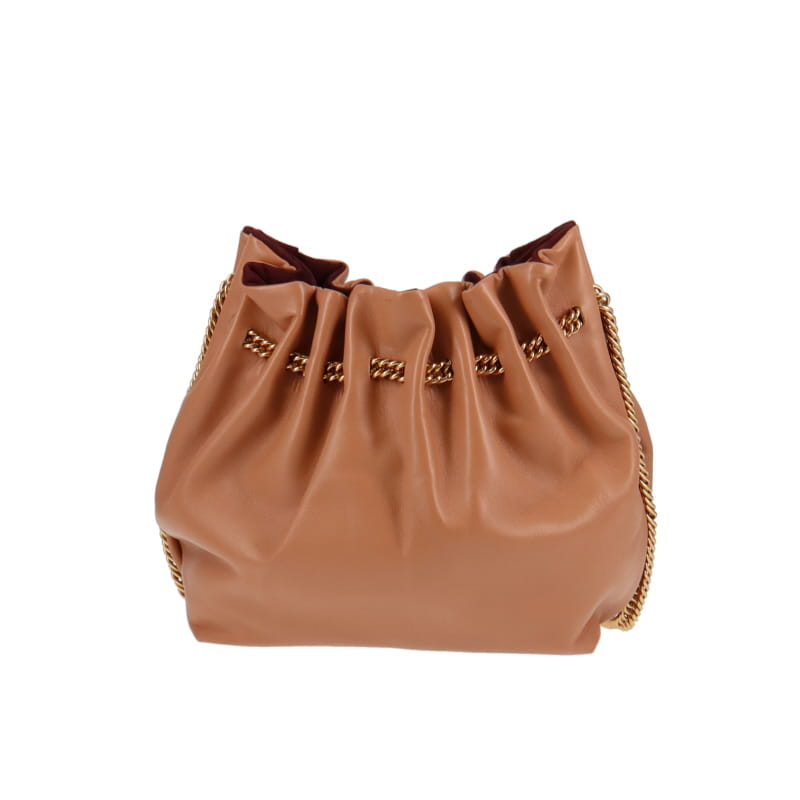 Stella McCartney Noma Bucket Bag Camel