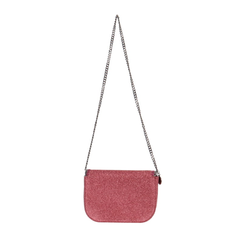 Stella McCartney Mini Box Falabella Glitter Pink