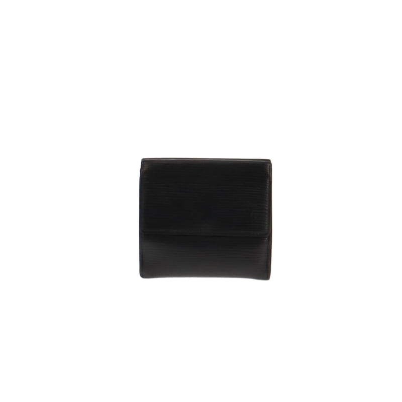 Louis Vuitton Noir Epi Leather Compact Wallet SP4097