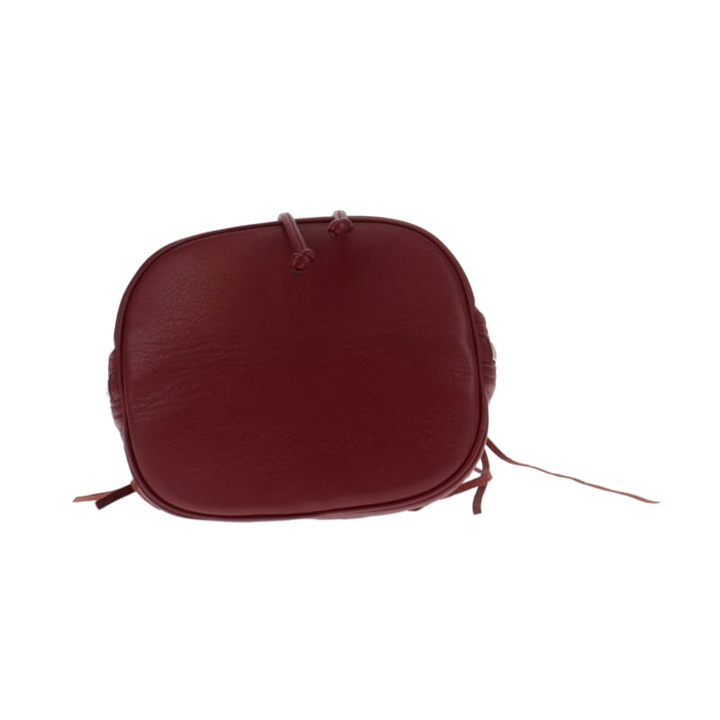 Balenciaga Papier Plate Bucket Bag Burgundy FW 2015