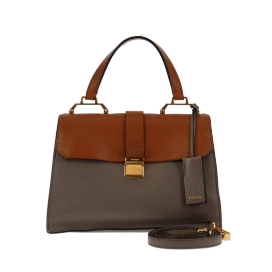 Miu Miu Goatskin Madras Bandoliera Bi-Colour Shoulder Bag GH