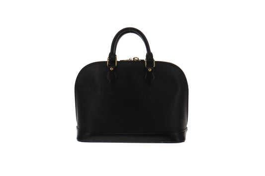 Louis Vuitton Vintage Black Epi Alma PM AR0062