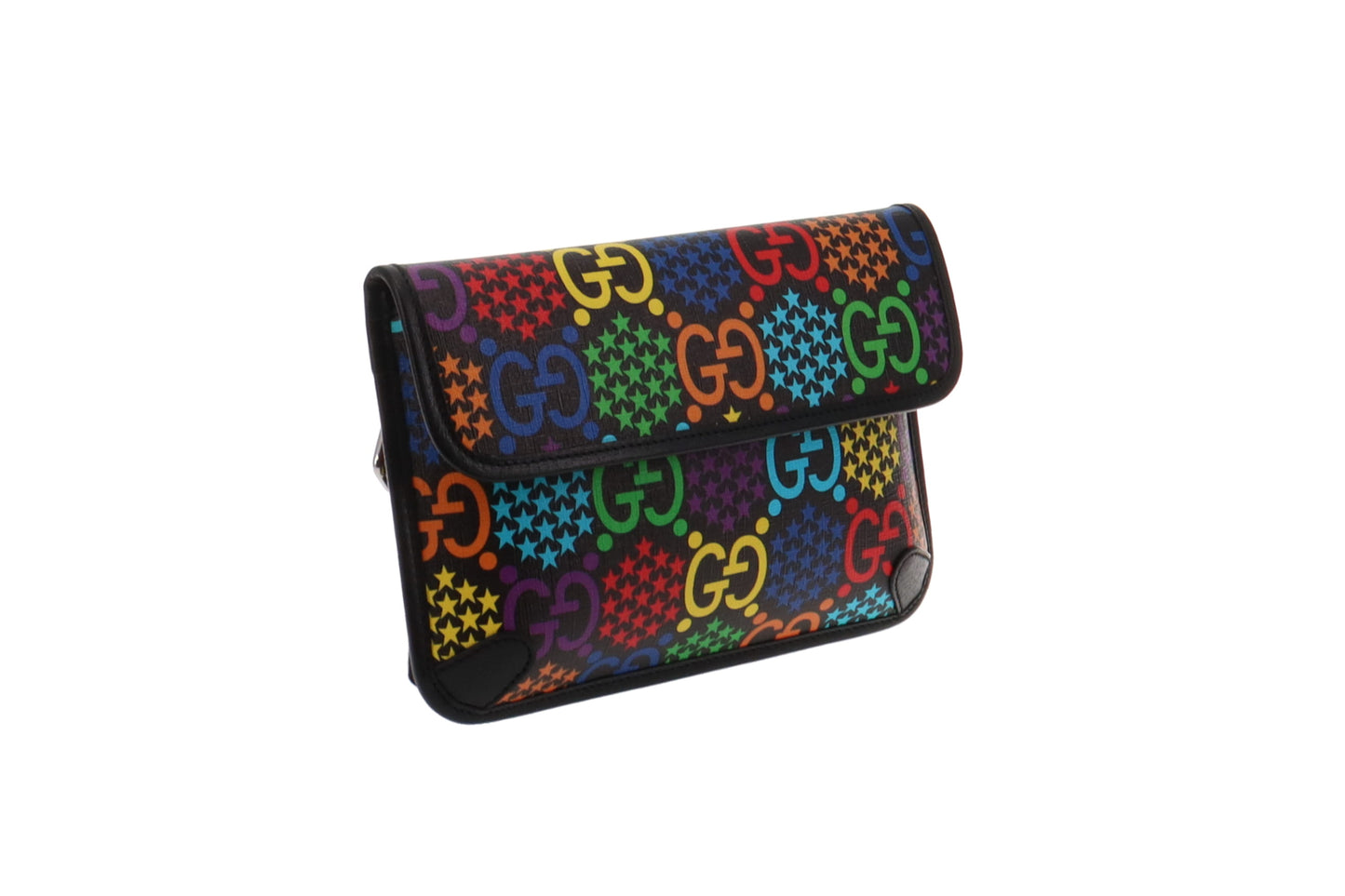 Gucci Multi Coated Canvas Psychedelic Belt Bag