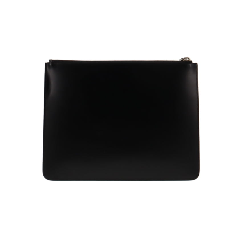 Givenchy Star Print Black Leather Clutch