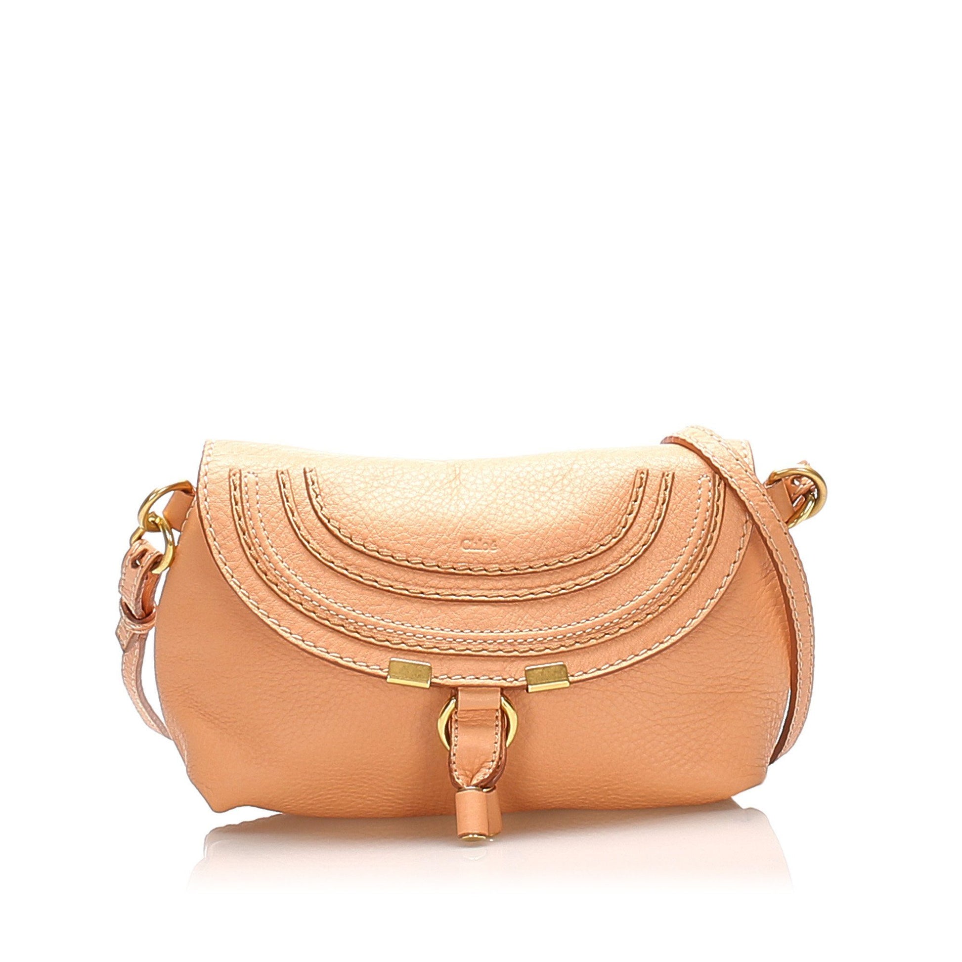 Chloe Marcie Leather Crossbody Bag Bags Chloe 