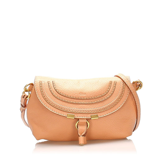 Chloe Marcie Leather Crossbody Bag Bags Chloe 