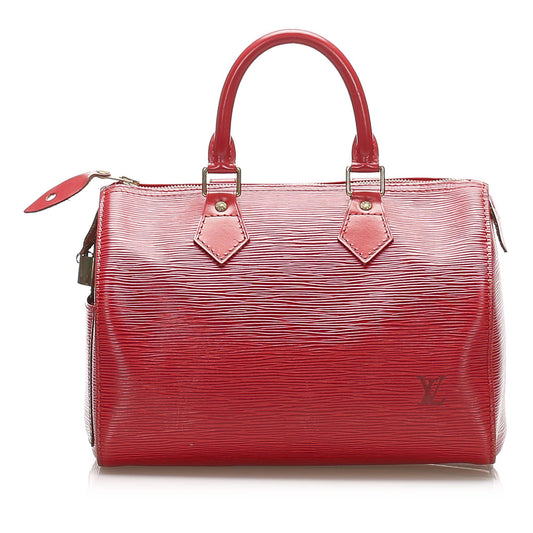 Louis Vuitton Red Epi Speedy 25 VI1924 Bags Louis Vuitton 