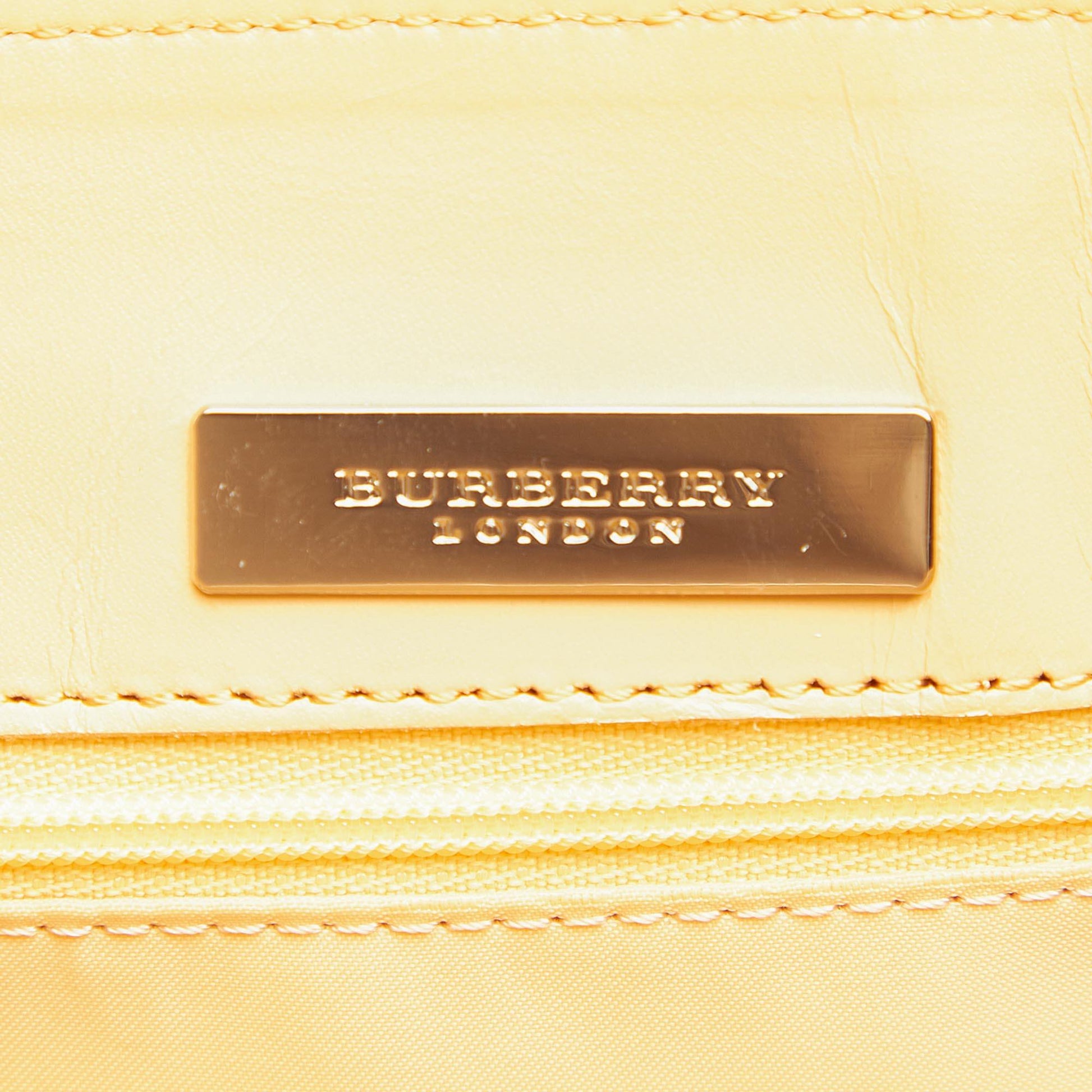 Burberry Woven Leather Tote Bag Bags Burberry 