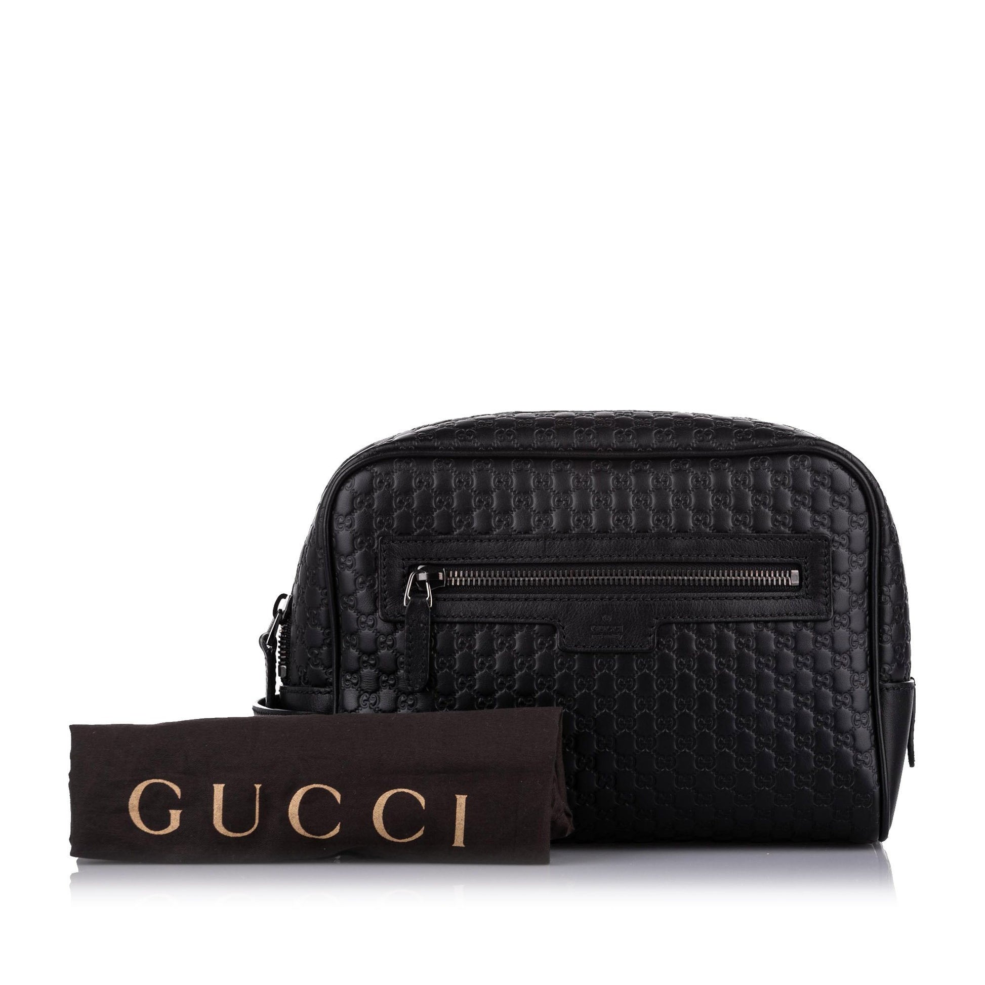 Gucci Black Microguccissima Clutch Bags Gucci 