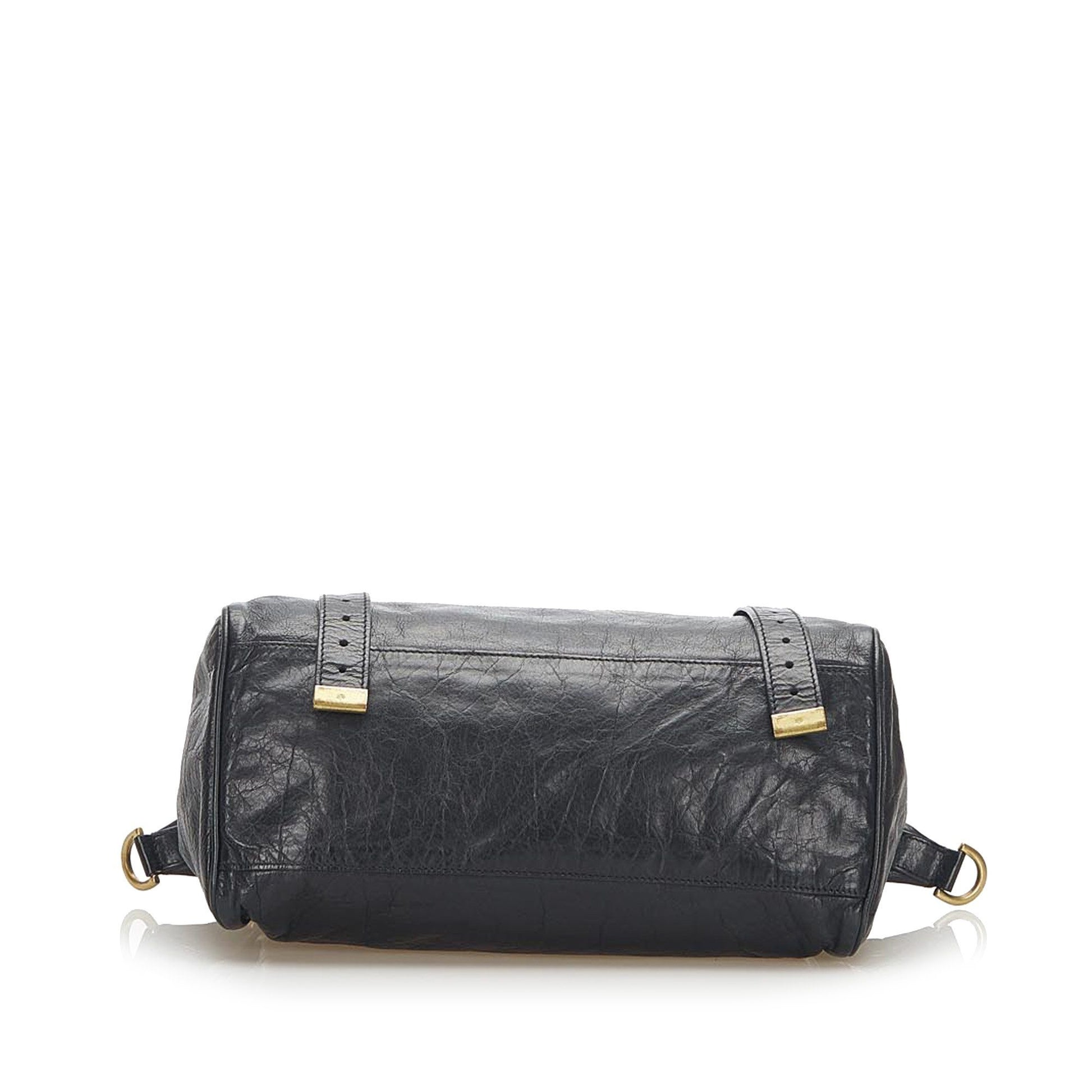 Mulberry Alexa Regular Black With Brass Hardware Bags Mulberry 