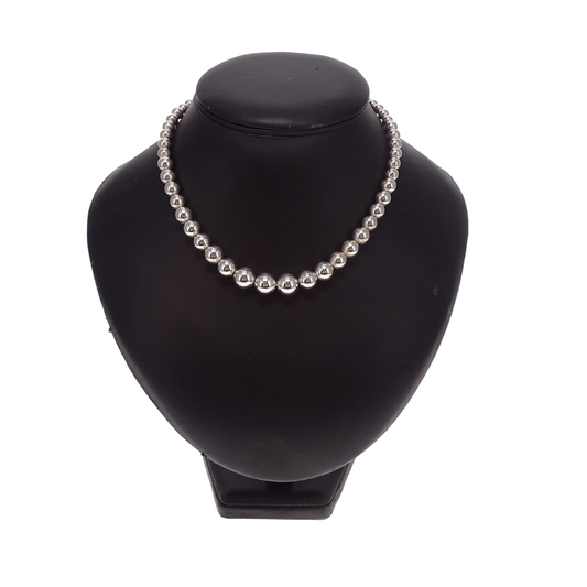 Tiffany & Co Sterling Silver City Hardwear Ball Necklace