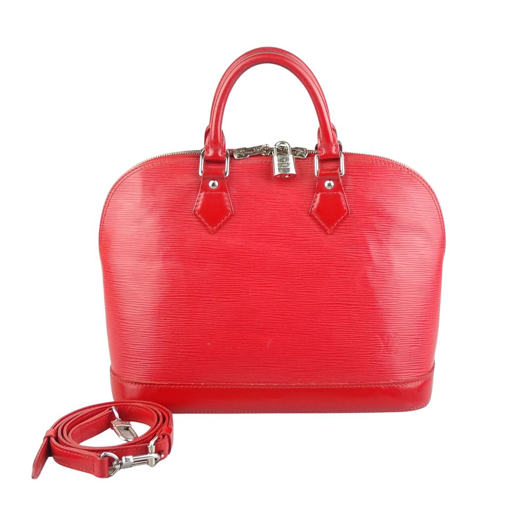 Louis Vuitton Alma PM Epi Coquelicot FL0067 With Strap RRP €1800 Bags Louis Vuitton 