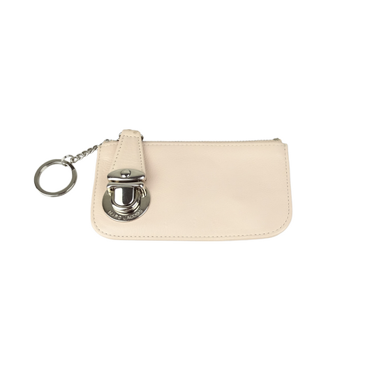 Marc Jacobs Push Lock Pale Pink Key Holder Wallet