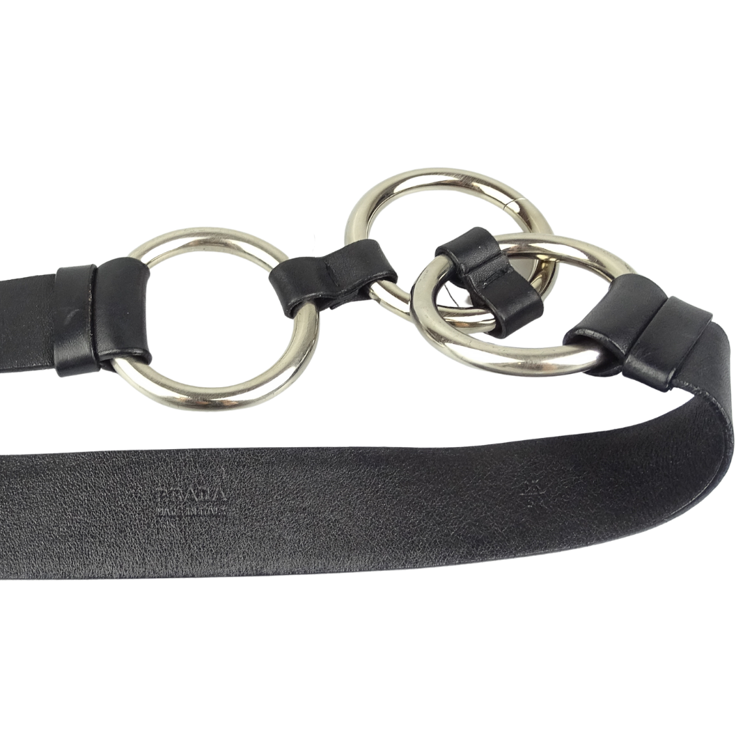 Metal ring belt best sale