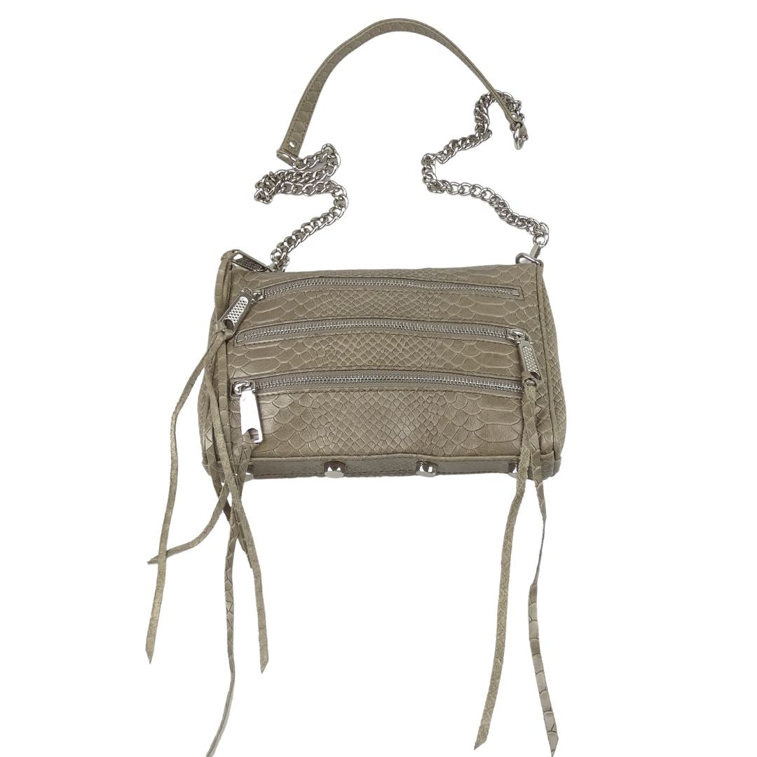 Rebecca Minkoff Triple Zip Taupe Cross Body SH Bags Rebecca Minkoff 