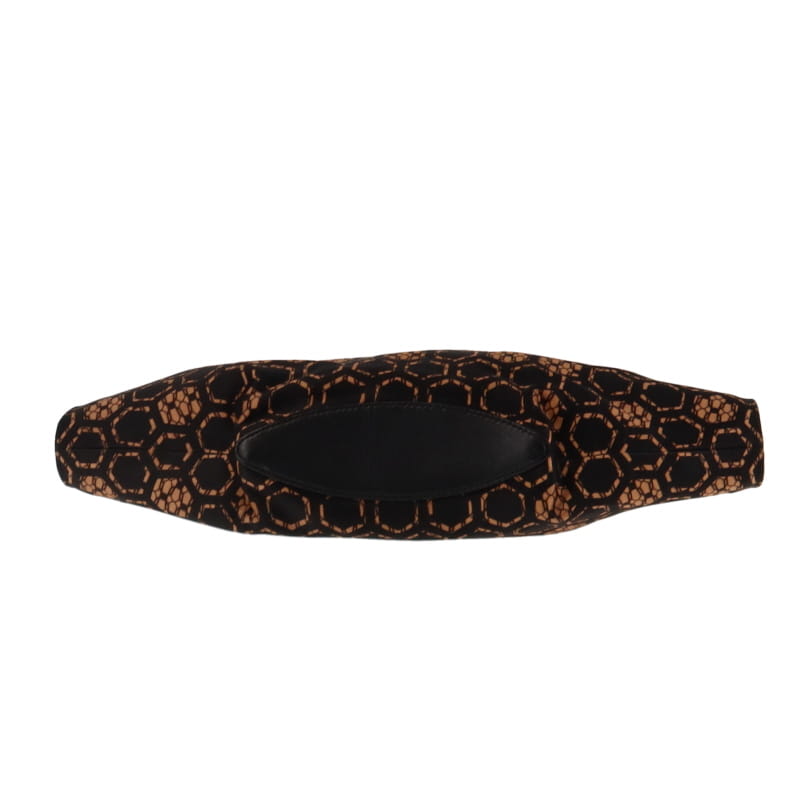Alexander McQueen Beige/Black Nylon De Manta Clutch