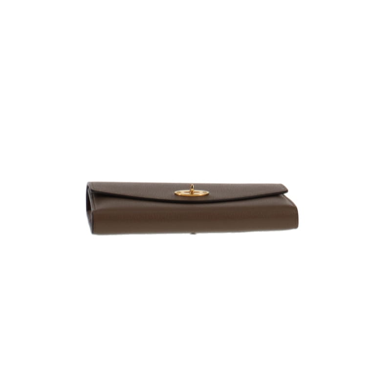 Mulberry Small Classic Grain Clay Darley Wallet Long
