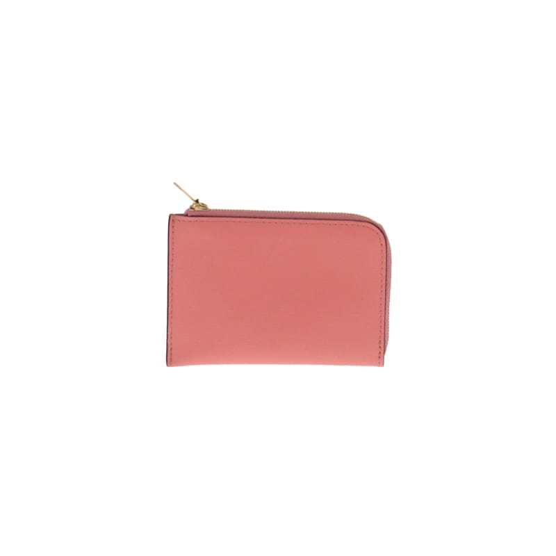 Mulberry Pink Corner Zip Tree Logo Coin Case