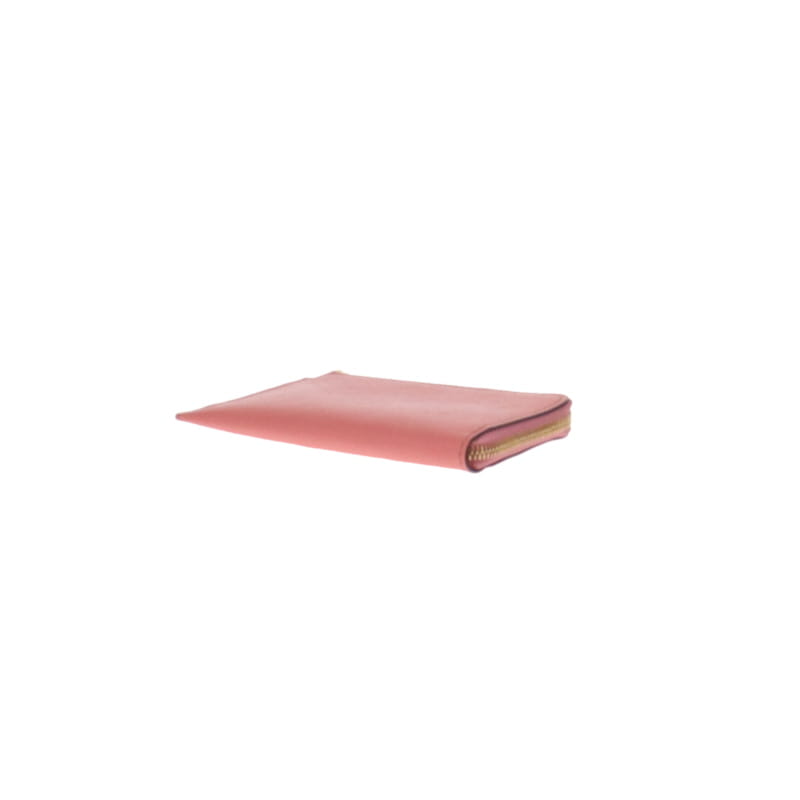 Mulberry Pink Corner Zip Tree Logo Coin Case