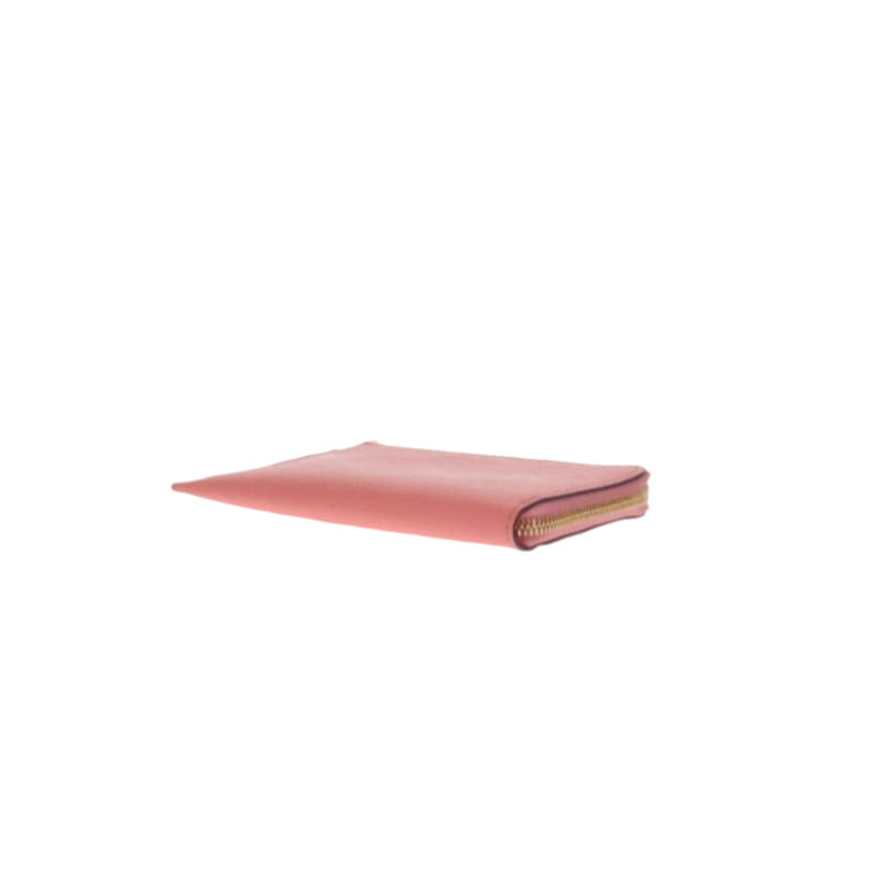 Mulberry Pink Corner Zip Tree Logo Coin Case